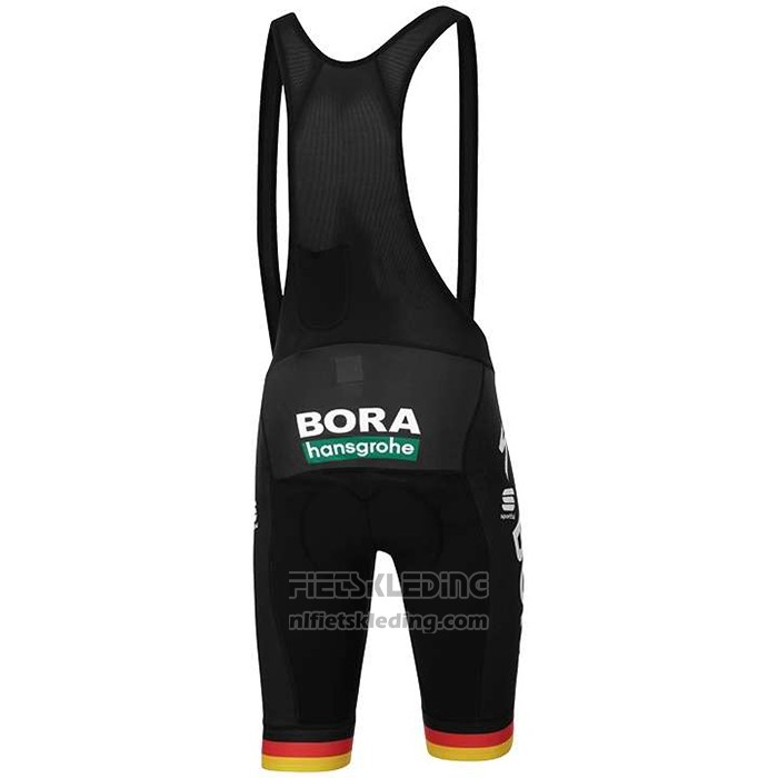 2020 Fietskleding Bora Kampioen Duitsland Korte Mouwen en Koersbroek